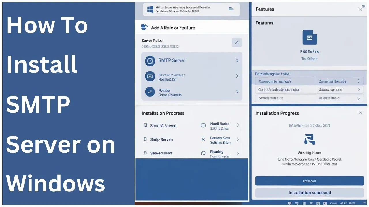 How To Install SMTP Server on Windows Server